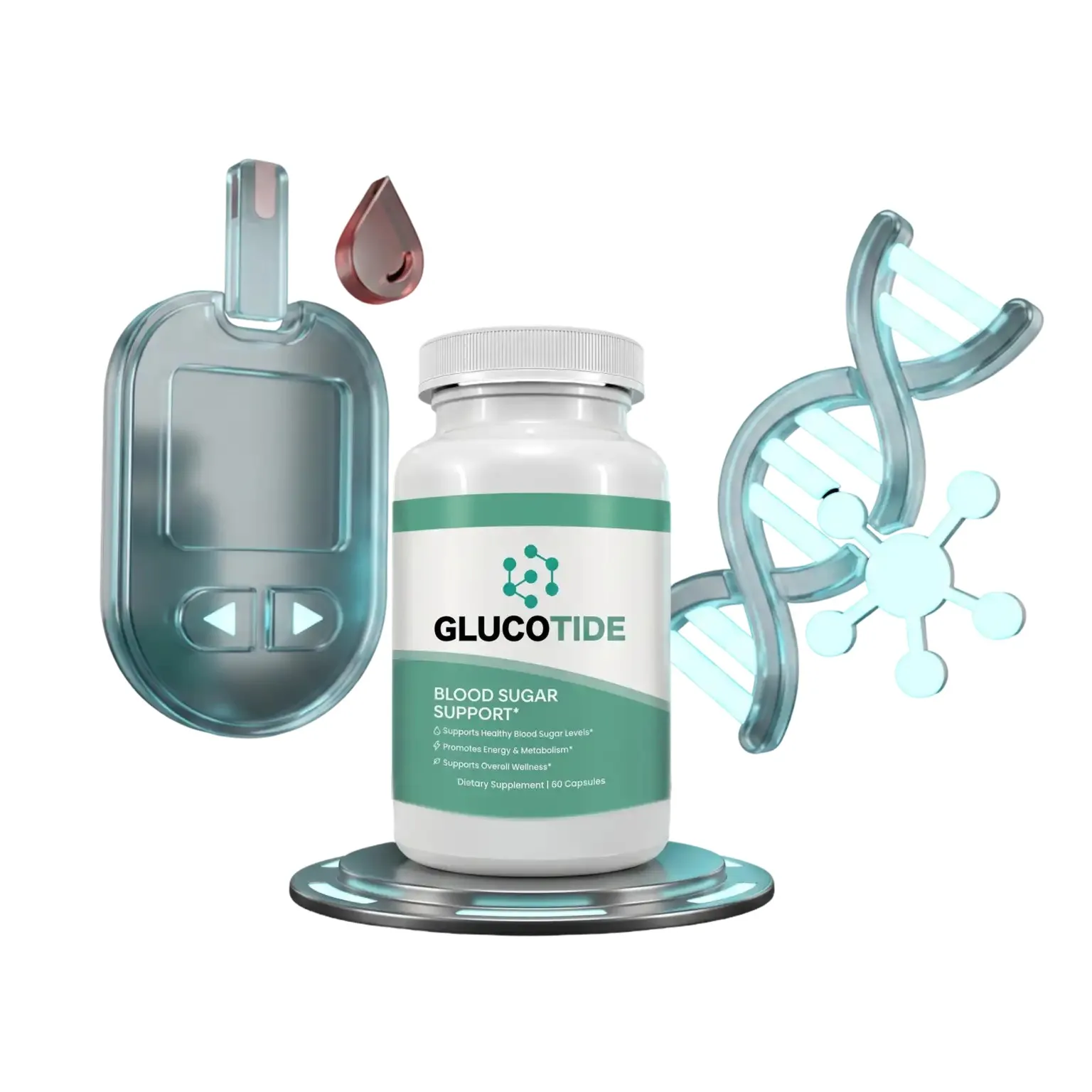 Glucotide™ Liquid Blood Sugar and Metabolic Wellness Supplement